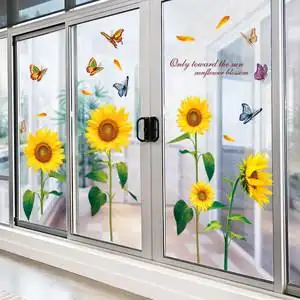 厨房玻璃门贴图片