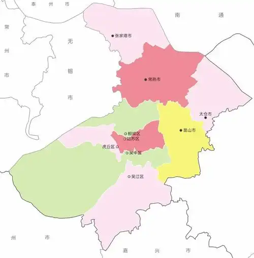 苏州的行政区划