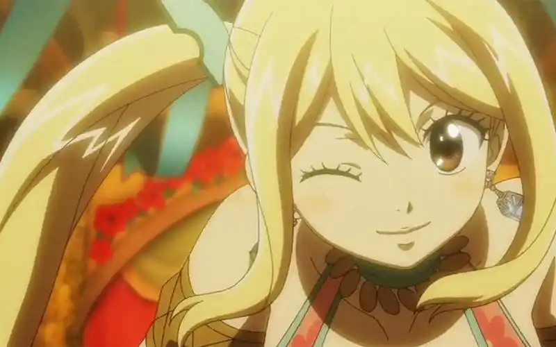 妖精的尾巴露西跳舞超好看的