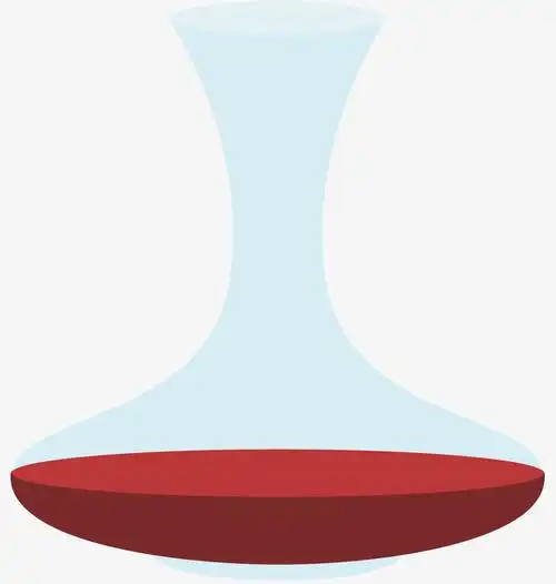 玻璃矢量卡通醒酒器