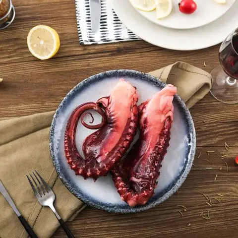 大连章鱼足1000g海鲜火锅刺身食材特产新鲜熟冻八爪鱼脚鱿鱼足腿