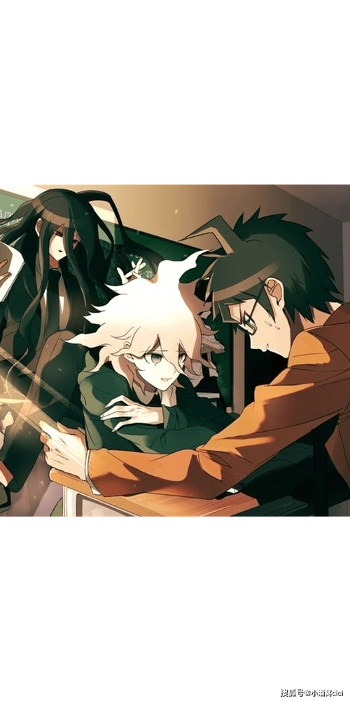 弹丸论破狛枝凪斗x神座出流x日向创三人组动漫全面屏壁纸