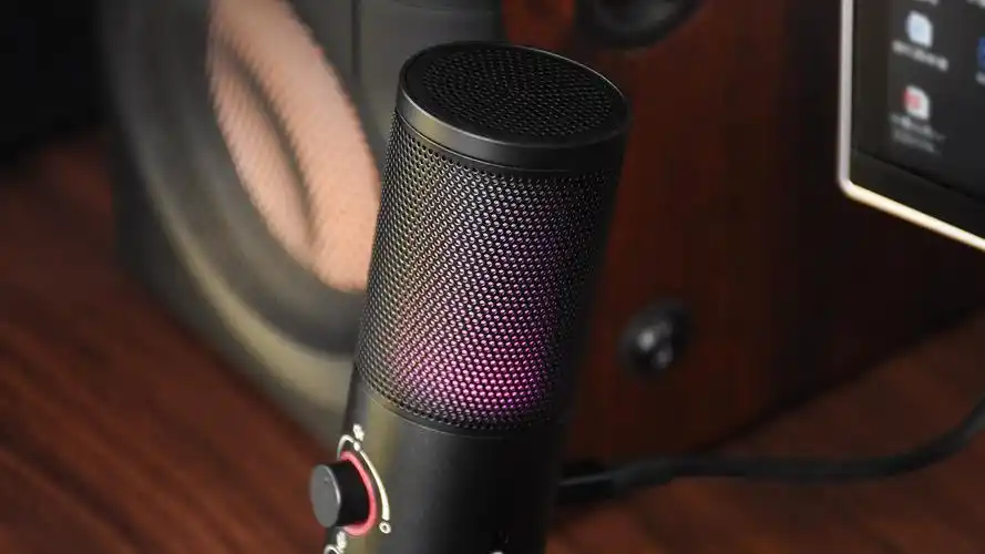 雷柏vs500双指向游戏麦克风酷炫设计高清拾音