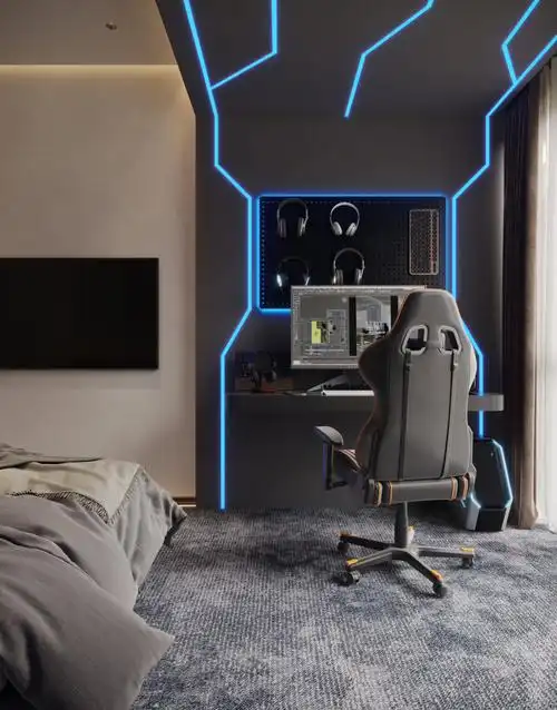 是哪个男孩儿小小年纪就拥有了电竞主题房06