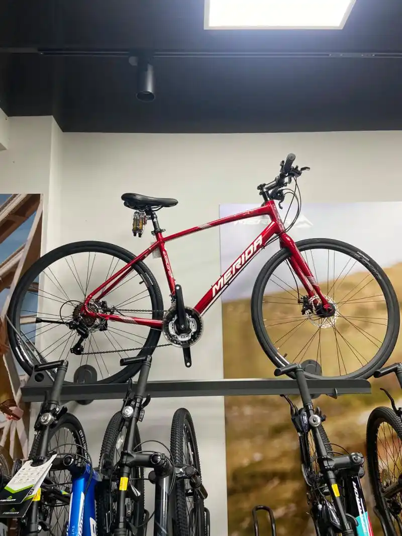 美利达探索者80 爆款平把公路车 颜色:平四野银灰 平丽黑 石榴红 车型