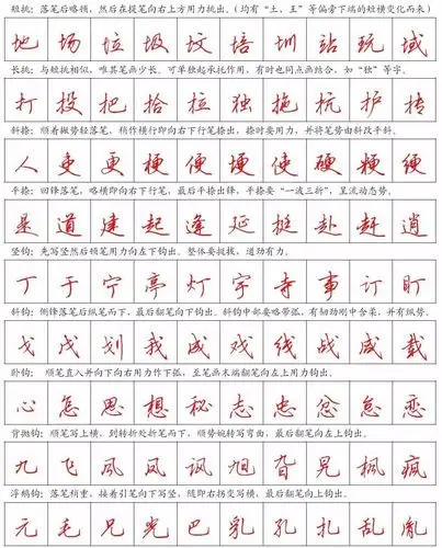 美观实用钢笔行书字帖欣赏高清晰硬笔书法字帖