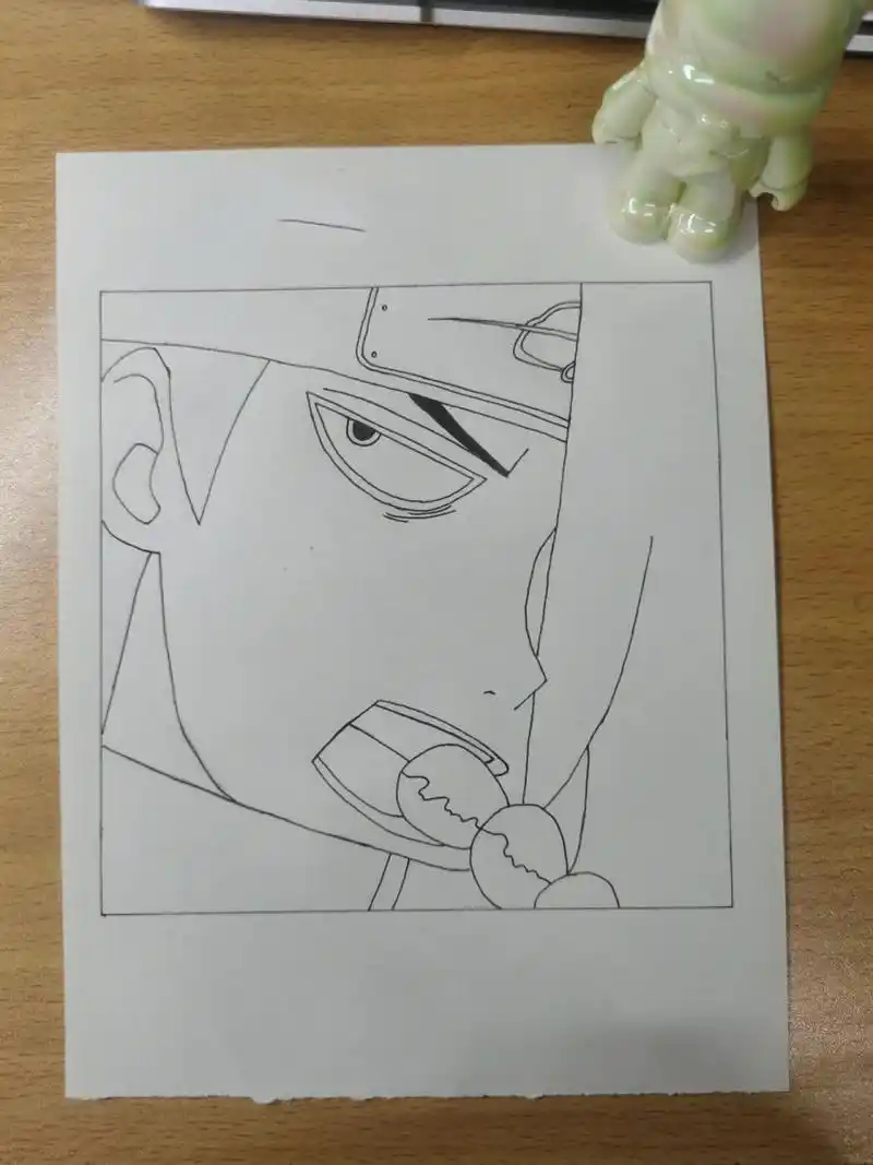 火影手绘|*迪达拉* 小迪小迪 终于画了小迪 临摹