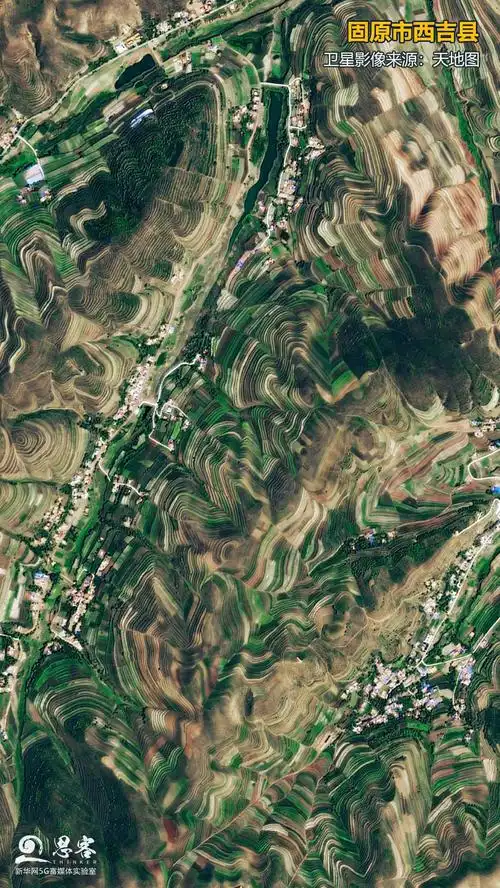 卫星影像来源:天地图