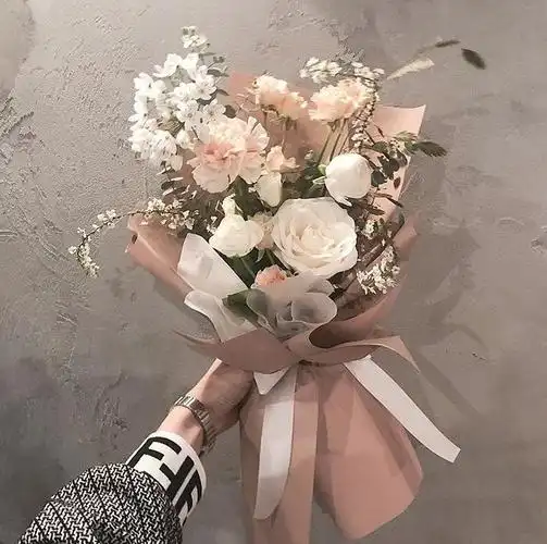 简约韩式小花束美美的