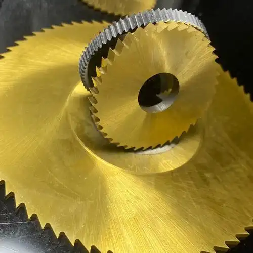 含钴镀钛加硬锯片铣刀75/80/100不锈钢专用涂层切口铣刀片可非标