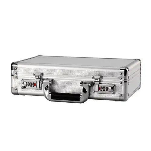 密码手提便携式保险箱家用小型防盗收纳带锁隐形保险箱