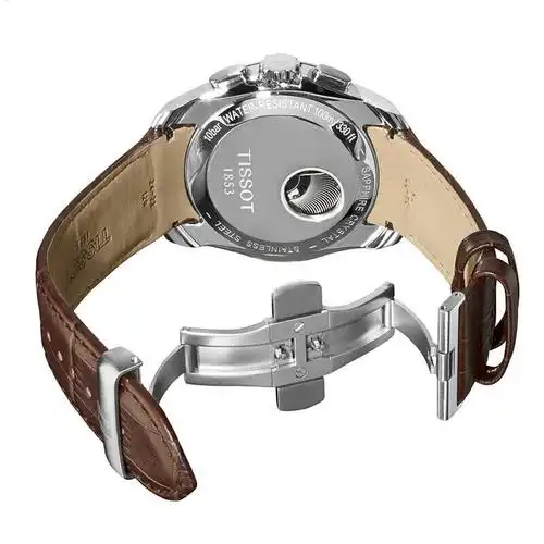 天梭tissot库图系列自动机械时尚商务休闲简约皮带男士手表t