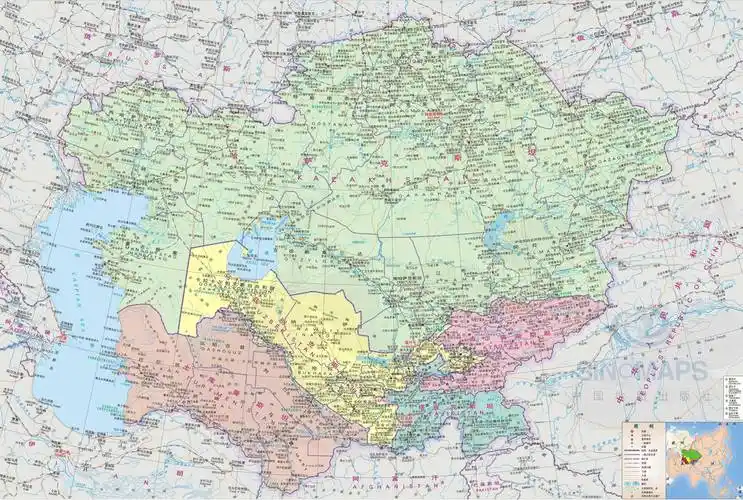 乌兹别克斯坦地图