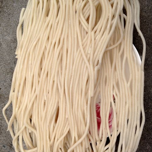 米面安徽枞阳特产农家手工筒子面条圆米排骨大米