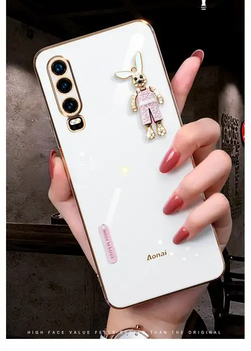 爵士驼华为p30pro手机壳可爱卡通兔子新款手机套直边网红潮牌个性创意