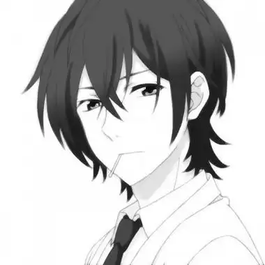 动漫黑白男头像霸气 高清霸气的头像男动漫黑白忧郁图片_男生头像_美