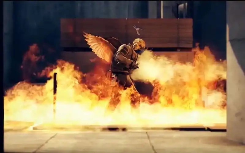 csgo:烈焰天使奥拉夫火中做自己