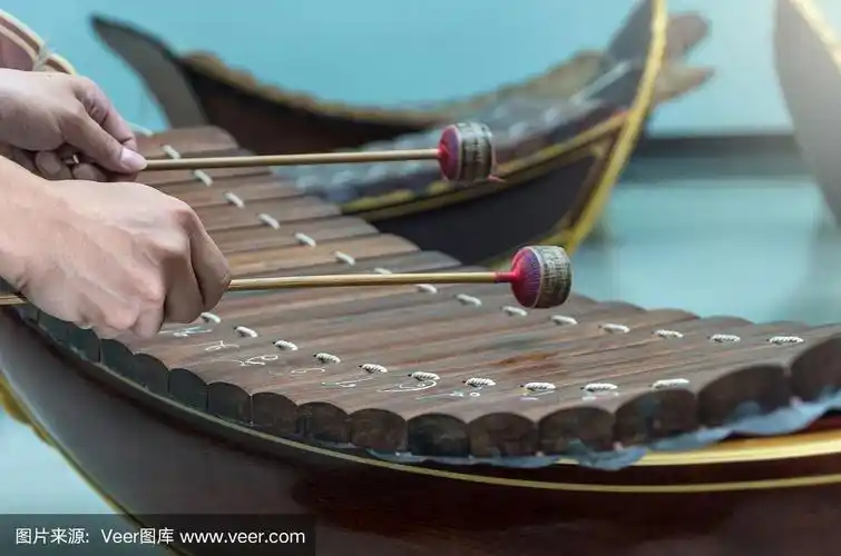 手敲击泰国乐器(木琴),亚洲instr