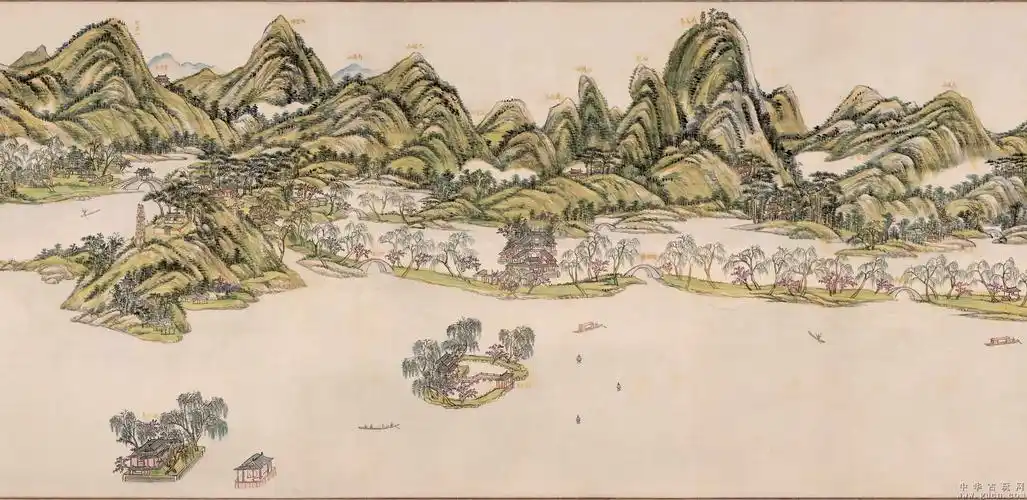 清王原祁西湖十景图