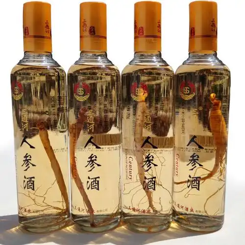 长白山人参42度500ml粮食滋补药酒送礼酒水营养养生配制酒