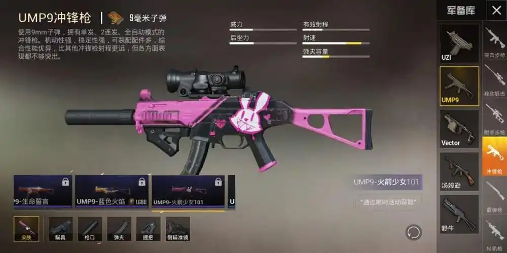 以上是小编给大家介绍的和平精英ump9冲锋枪分析,希望对大家有所帮助.