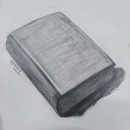 素描《书本》