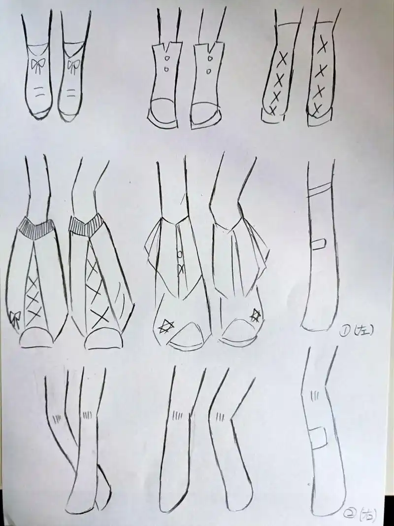 堆堆袜素材7  临摹92.