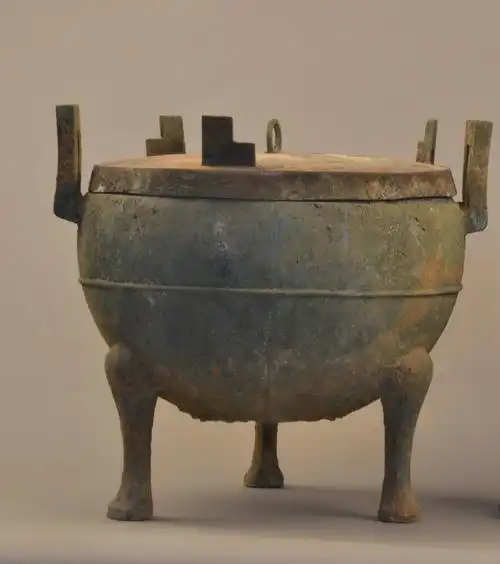 春秋带盖铜鼎春秋时代(前770~前476)浚县文物旅游局圆明园生肖兽首猴