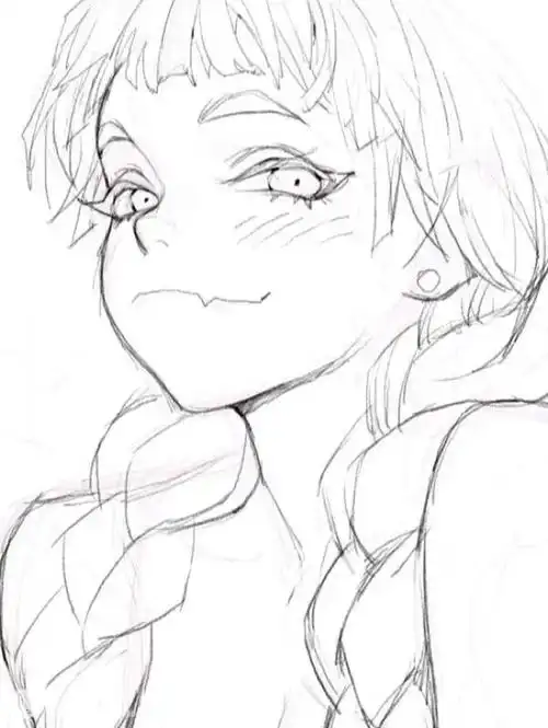 角色素材角色线稿素材临摹04