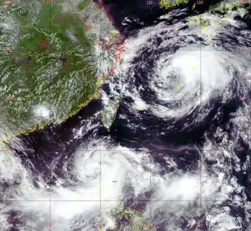 最新台风安比路径北调已开始影响金华带来降雨