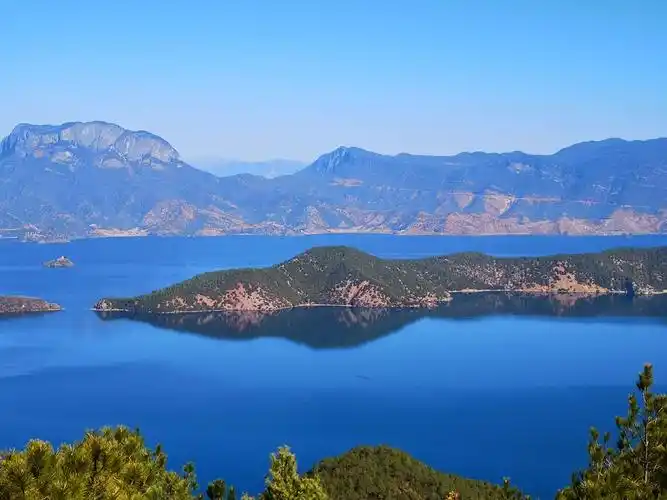 四川泸沽湖美景