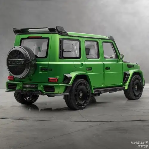 mansory改装的浅绿色梅赛德斯amgg63