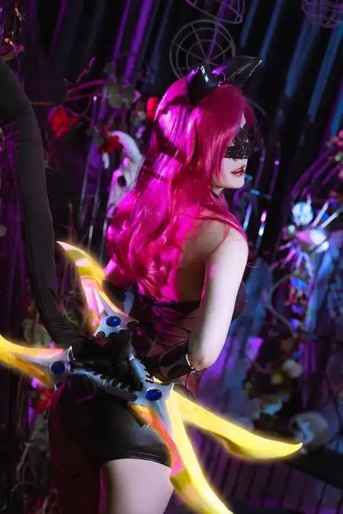 【cos】王者荣耀 阿珂 暗夜猫娘