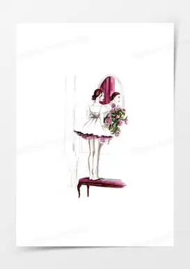 照镜子图片卡通动漫下载_熊猫办公