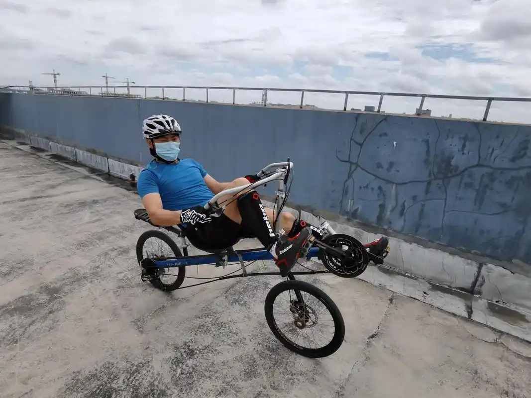 躺着骑的自行车你见过吗?
