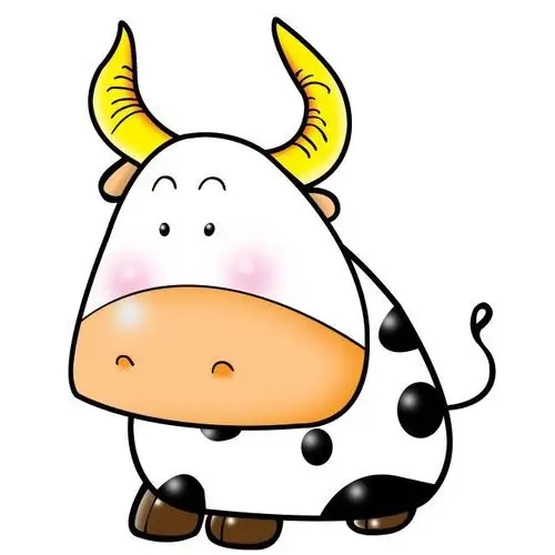 小牛卡通形象psd下载仿图网www.35pic.com