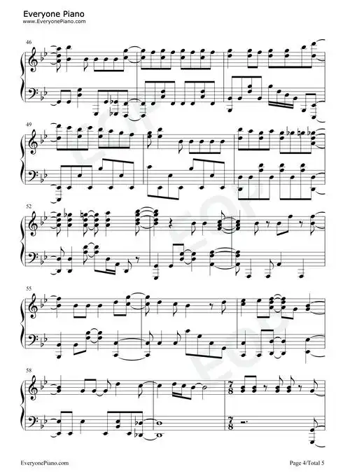 廻廻奇谭-回回奇谭-咒术回战op五线谱预览4-钢琴谱文件(五线谱,双手