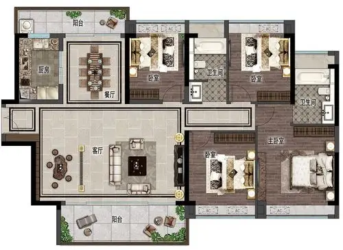 中洲华昕府备案价?中洲华昕府户型图?