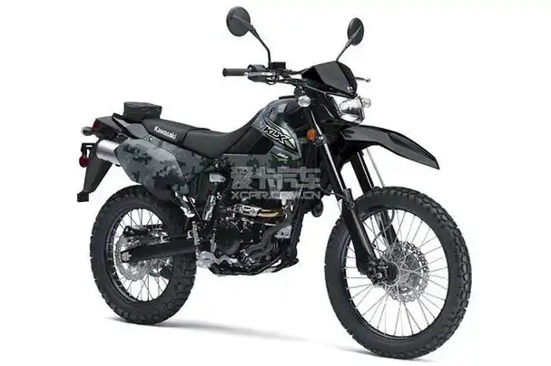 klx250平台源于川崎著名的林道越野车kx250f,两款车采用相同的车架和