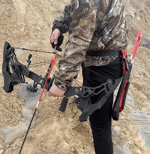 国产掠食者复合弓射箭打弹珠复合弓射鱼滑轮大威力70磅猎弓非猛禽