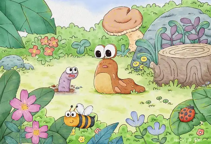 搬家的小蜗牛|插画|绘本|洪加一 - 原创作品 - 站酷 (zcool)