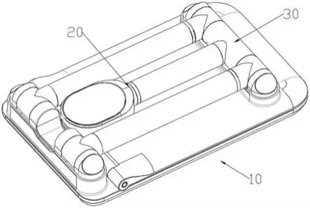 一种补光折叠式手机支架的制作方法