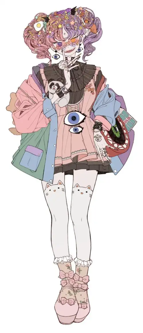 立绘绘画素材素材插画人物