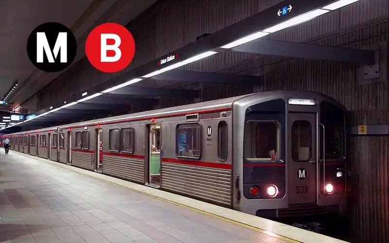 【地铁pov】穿梭在好莱坞电影之城的地下-----美国洛杉矶地铁b线前方