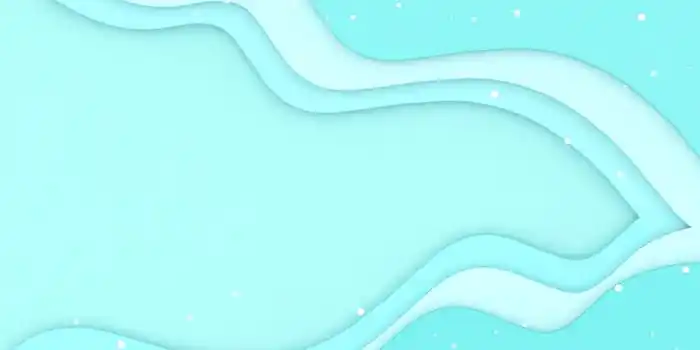 淡蓝简约c4d立体通用清新剪纸风背景