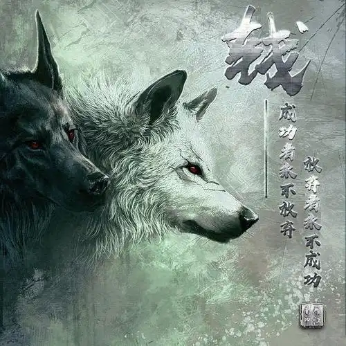 超好看霸气的狼图微信姓氏头像,喜欢赶紧领走吧