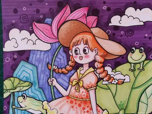 马克笔作品图片 画画图片大全马克笔