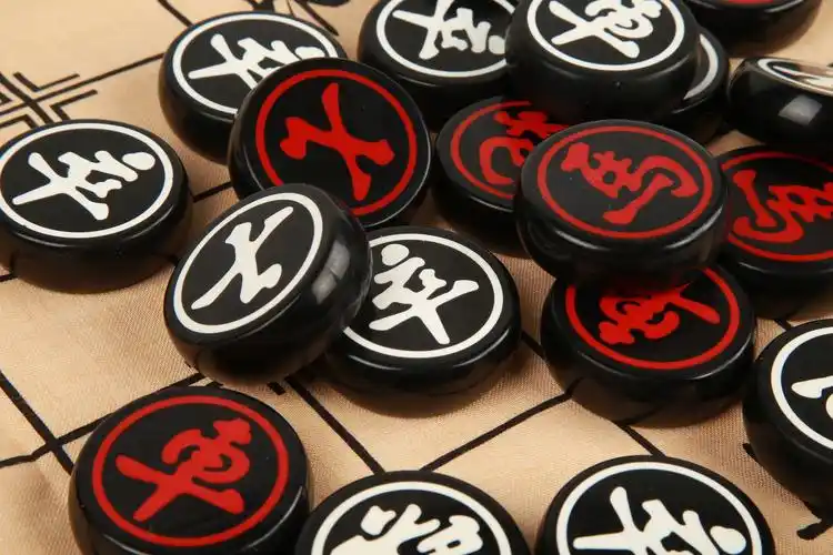 单个中国象棋补棋子木质亚克力密胺军棋麻将玉石实木制一对象散子