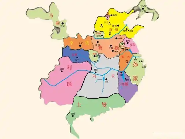 拥有这几张历史地图和人物关系图,读懂原著从此爱上三国演义