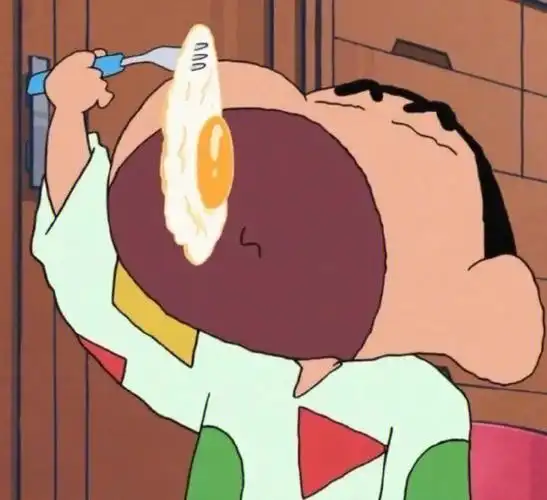 又一波蜡笔小新干饭头像